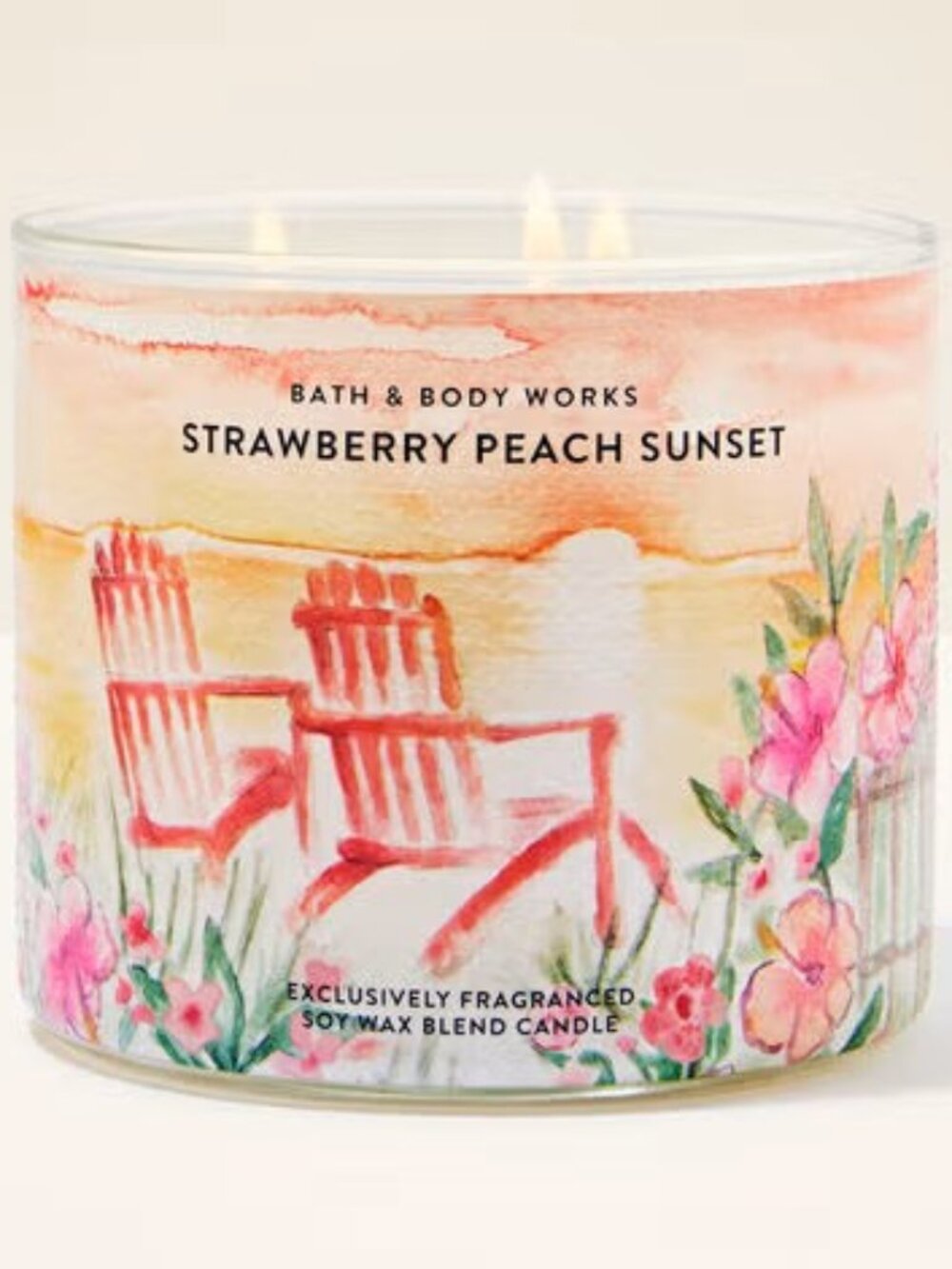 Bath & Body Works Strawberry Peach Sunset 14.5  oz